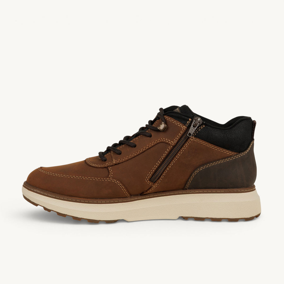 Baskets Homme RIEKER B5501 - RIAT Marron