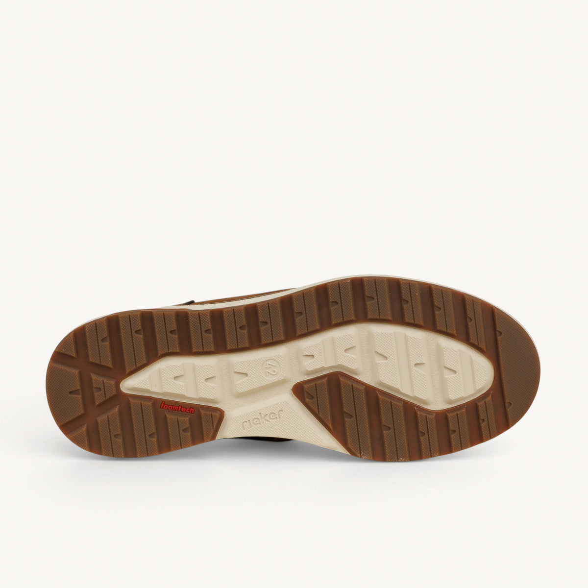 Baskets Homme RIEKER B5501 - RIAT Marron