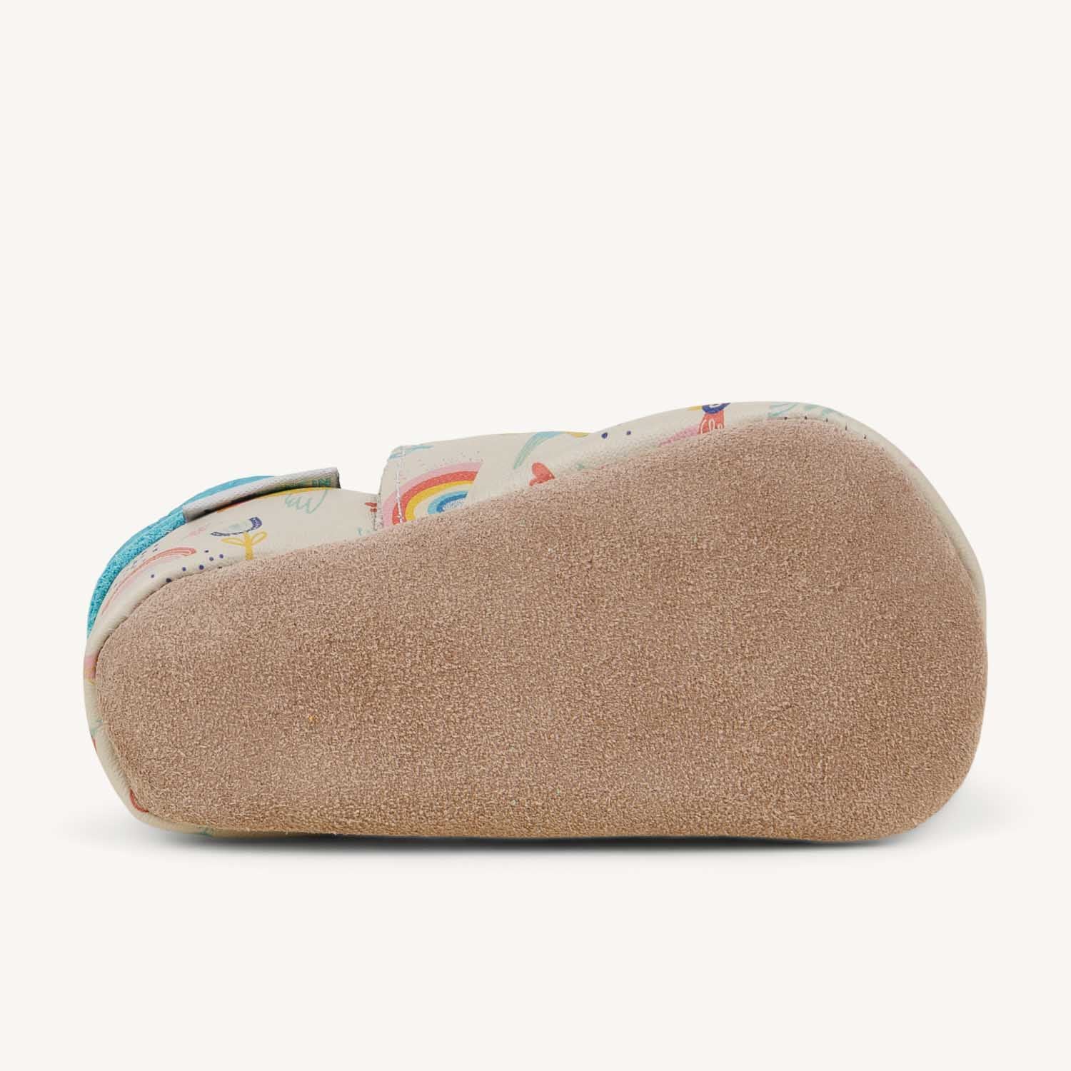 Chaussons Enfant INCH BLUE RAINBOW BIRDS Beige