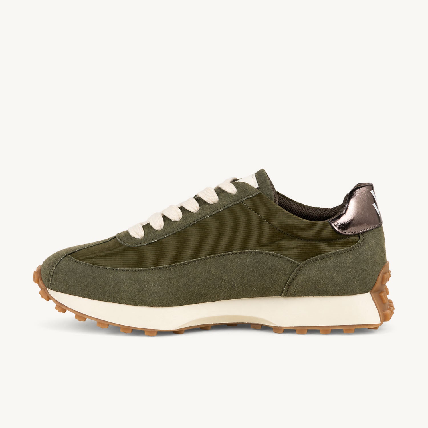 Baskets Femme VANESSA WU FLOW INITIALE Kaki