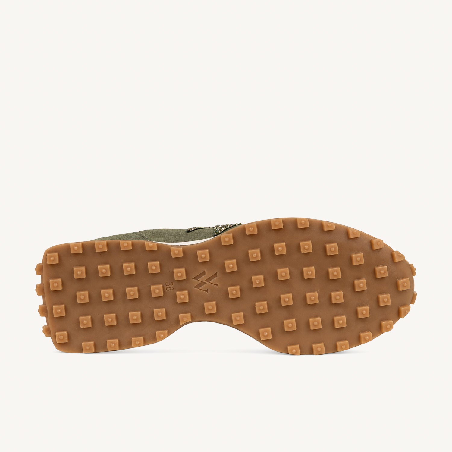 Baskets Femme VANESSA WU FLOW INITIALE Kaki