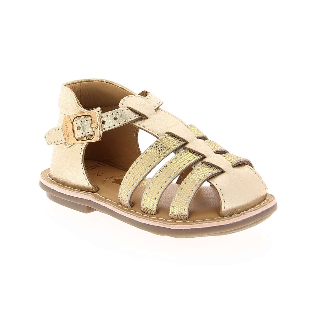 Sandales Enfant MINIBEL MINI Or/Bronze