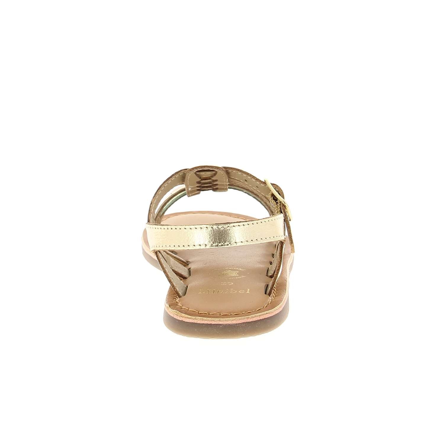 Sandales Enfant MINIBEL MINILOVE Or/Bronze