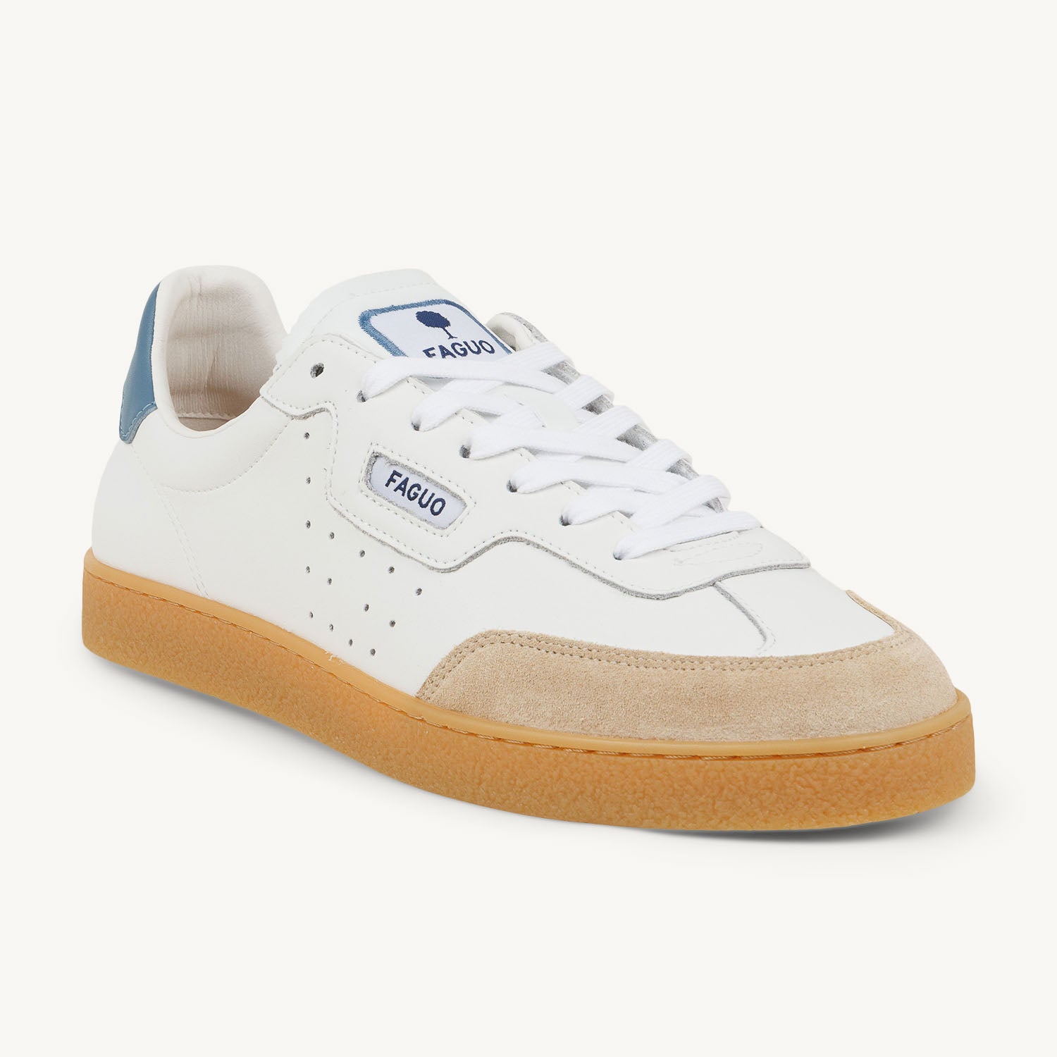 Baskets Homme FAGUO LUMBO Blanc