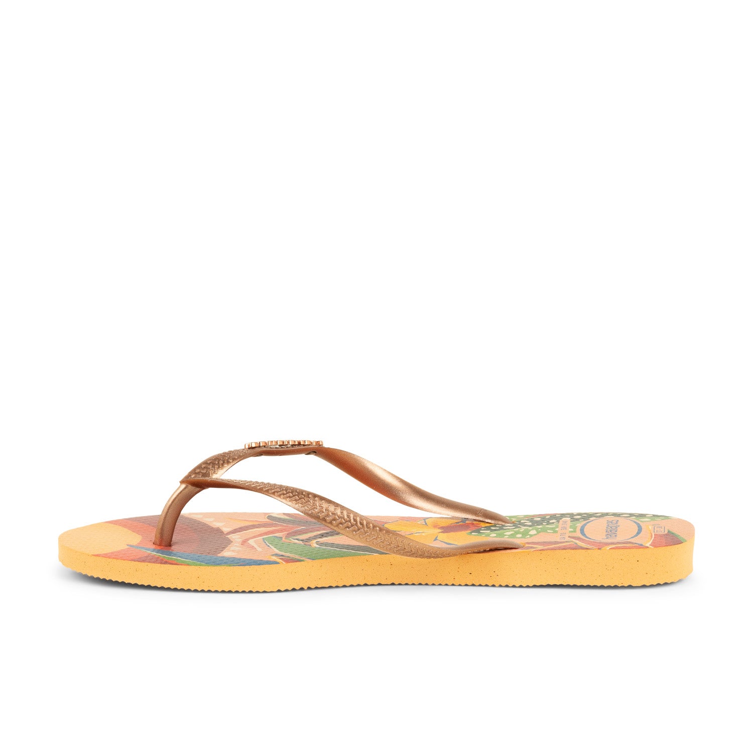 Tongs et crocs Femme HAVAIANAS SLIM TROPICAL Orange