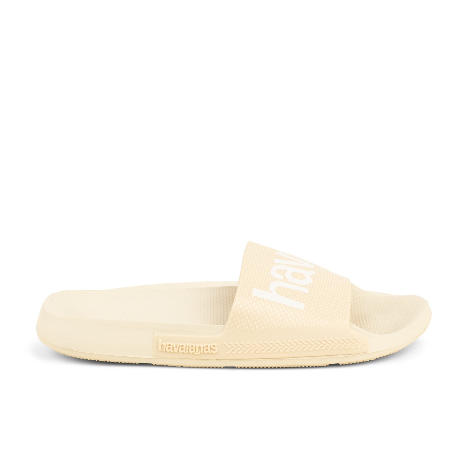 Tongs et crocs Femme HAVAIANAS LOGOMANIA Beige