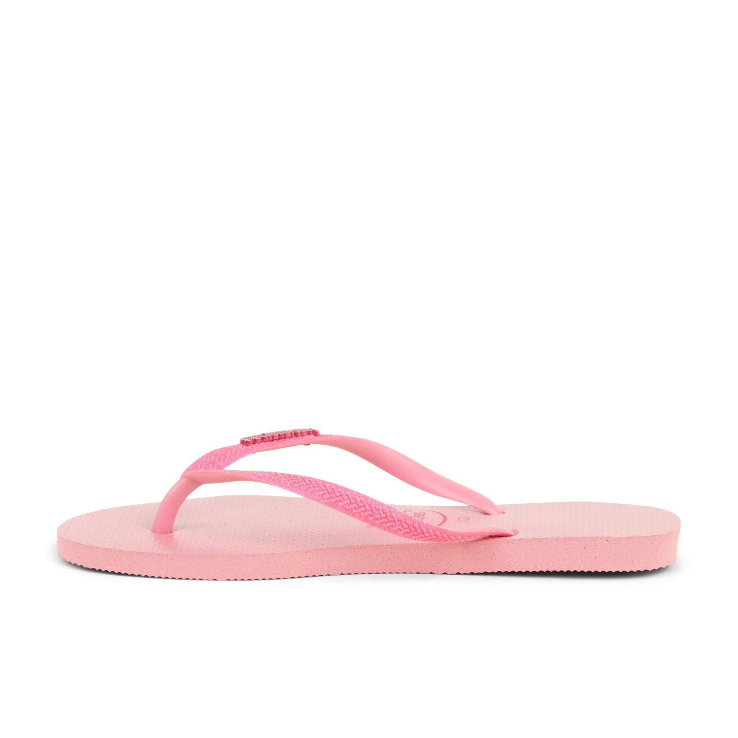 Tongs et crocs Femme HAVAIANAS SLIM GLITTER IRIDESCENT Rose
