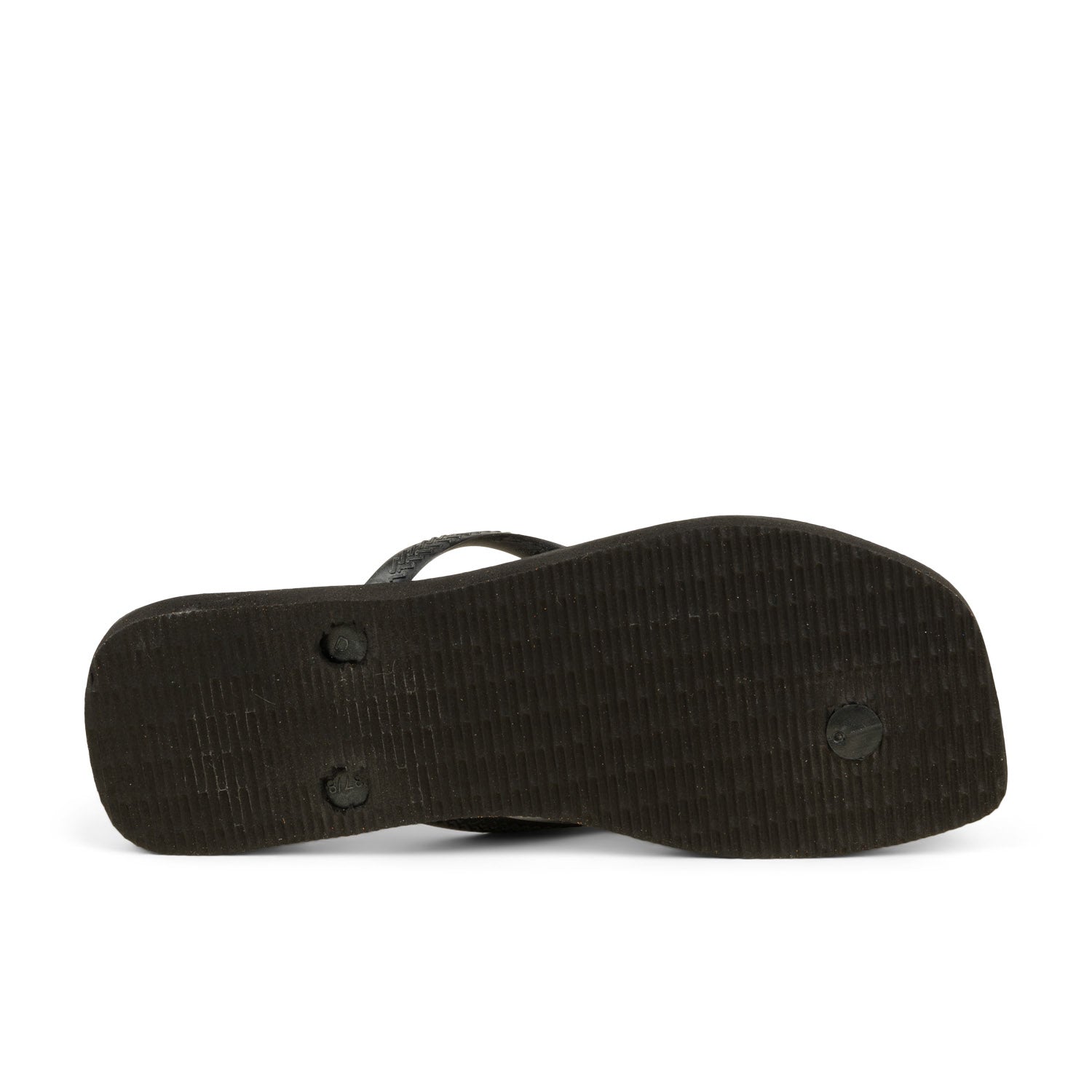 Tongs et crocs Femme HAVAIANAS SQUARE LOGO METALLIC Noir