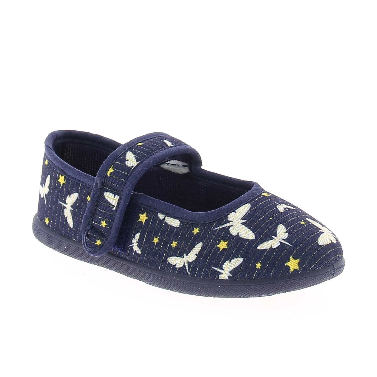 Chaussons Enfant BOSSI PAPILLON Bleu