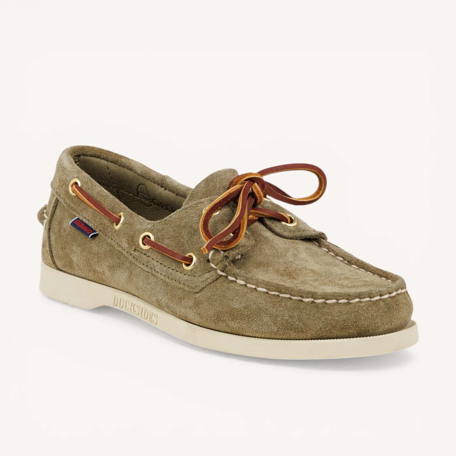 Chaussures bateau Femme SEBAGO PORTLAND ARTISAN Vert