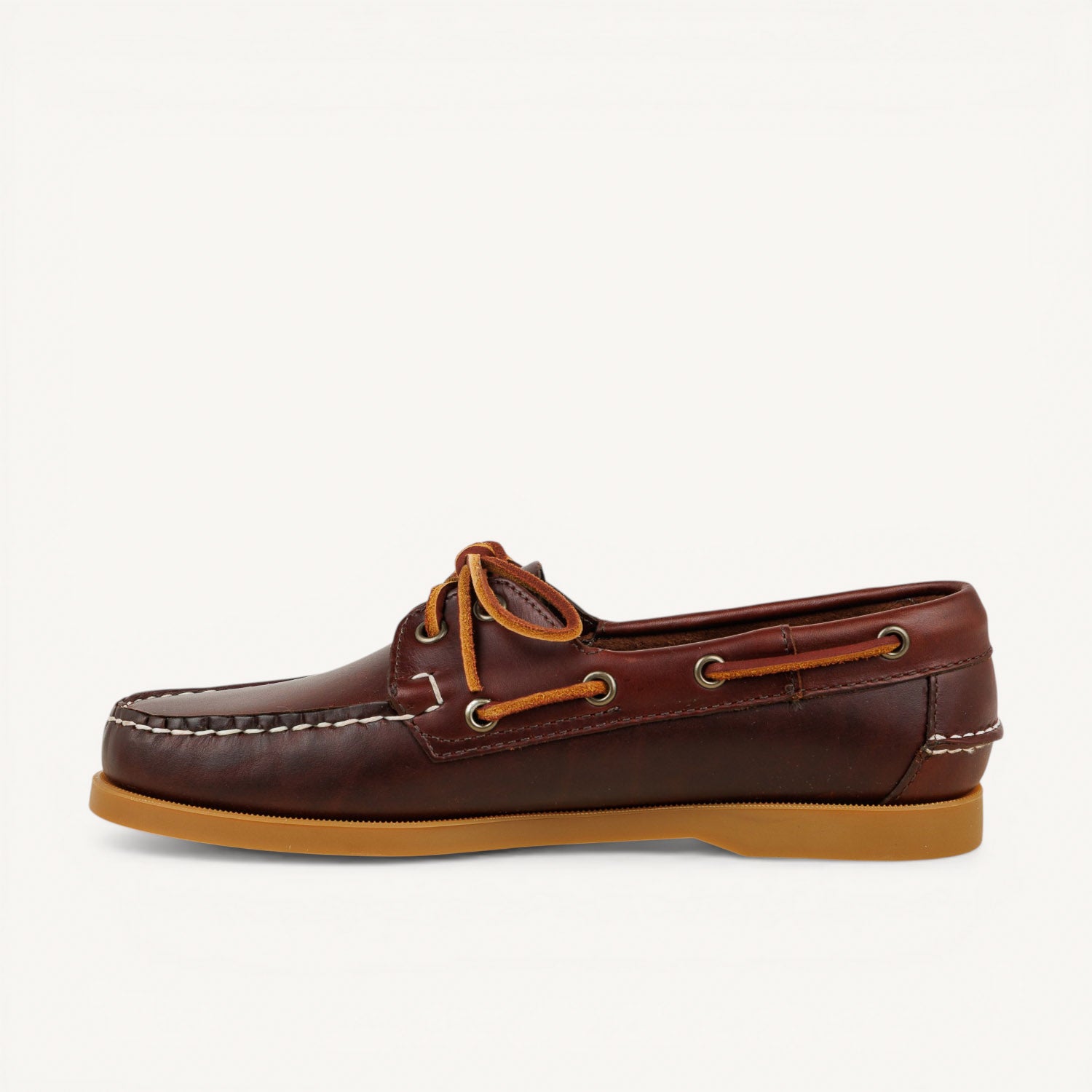 Chaussures bateau Femme SEBAGO DOCKSIDES PORTLAND WAXED Marron