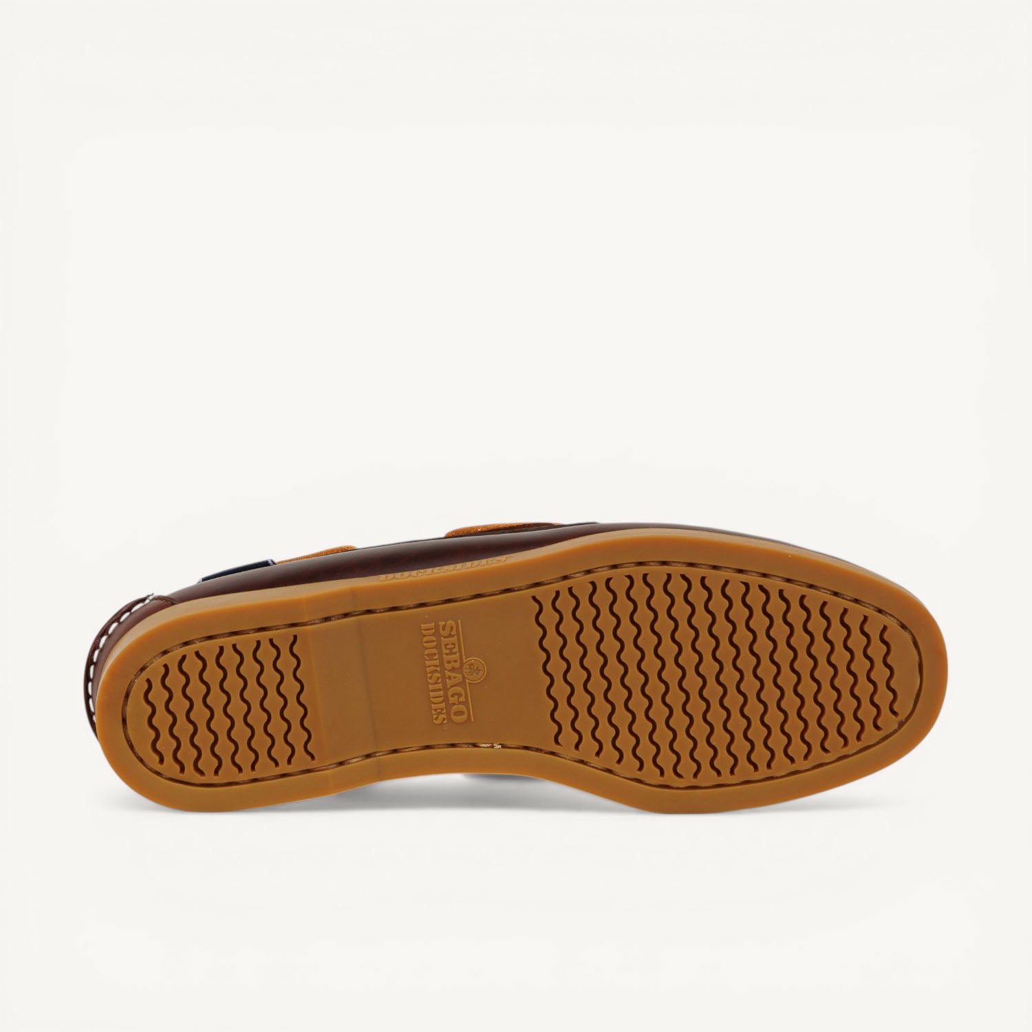 Chaussures bateau Femme SEBAGO DOCKSIDES PORTLAND WAXED Marron