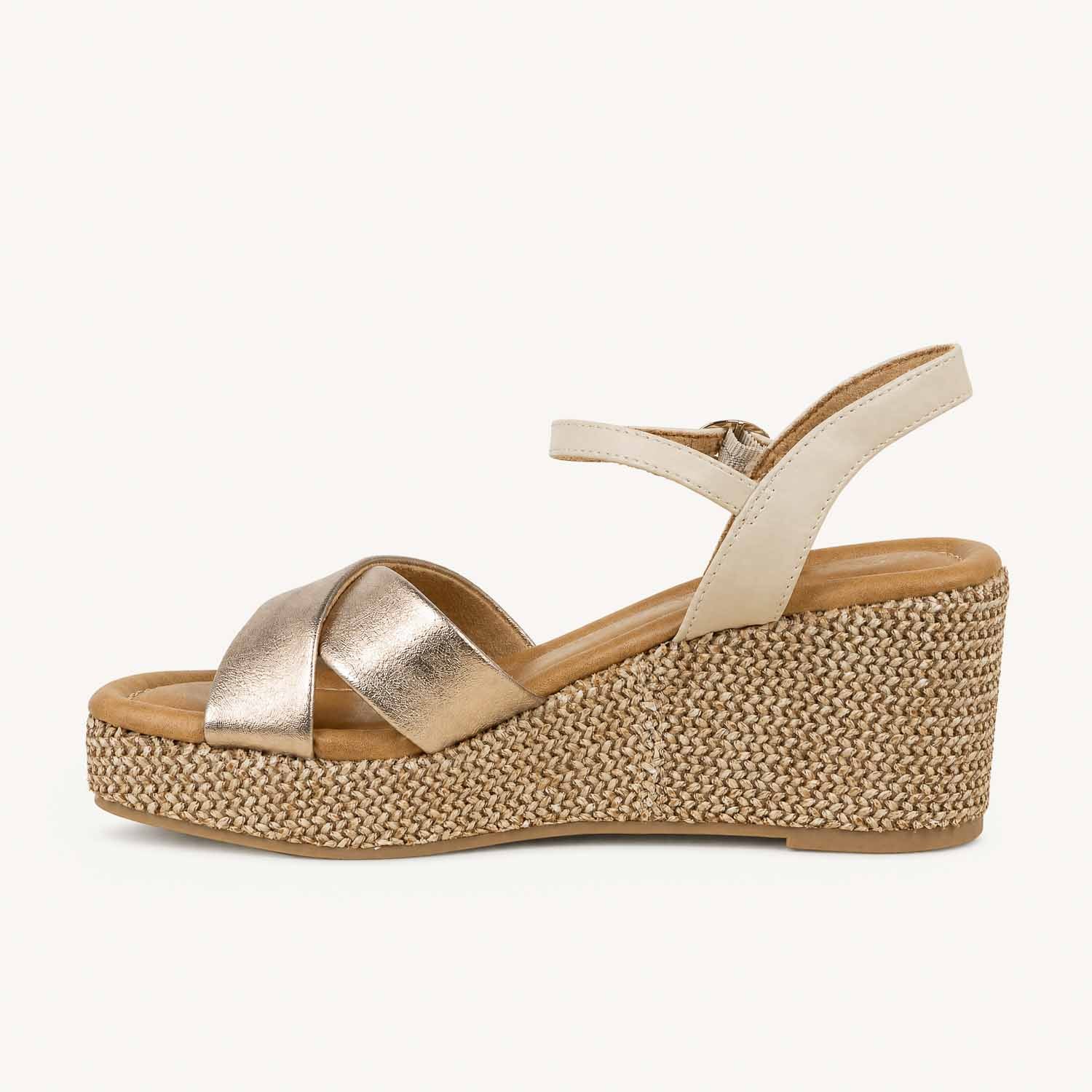 Sandales Femme MARCO TOZZI 28397 - MARRY Or/Bronze