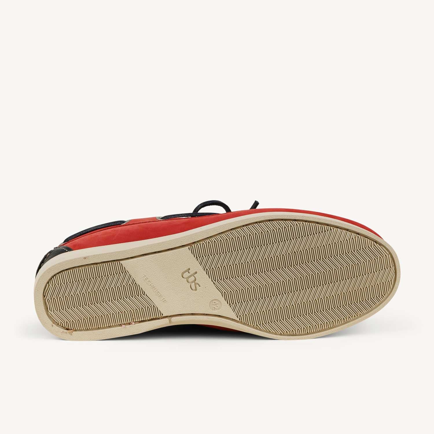 Chaussures bateau Homme TBS PHENIX Rouge