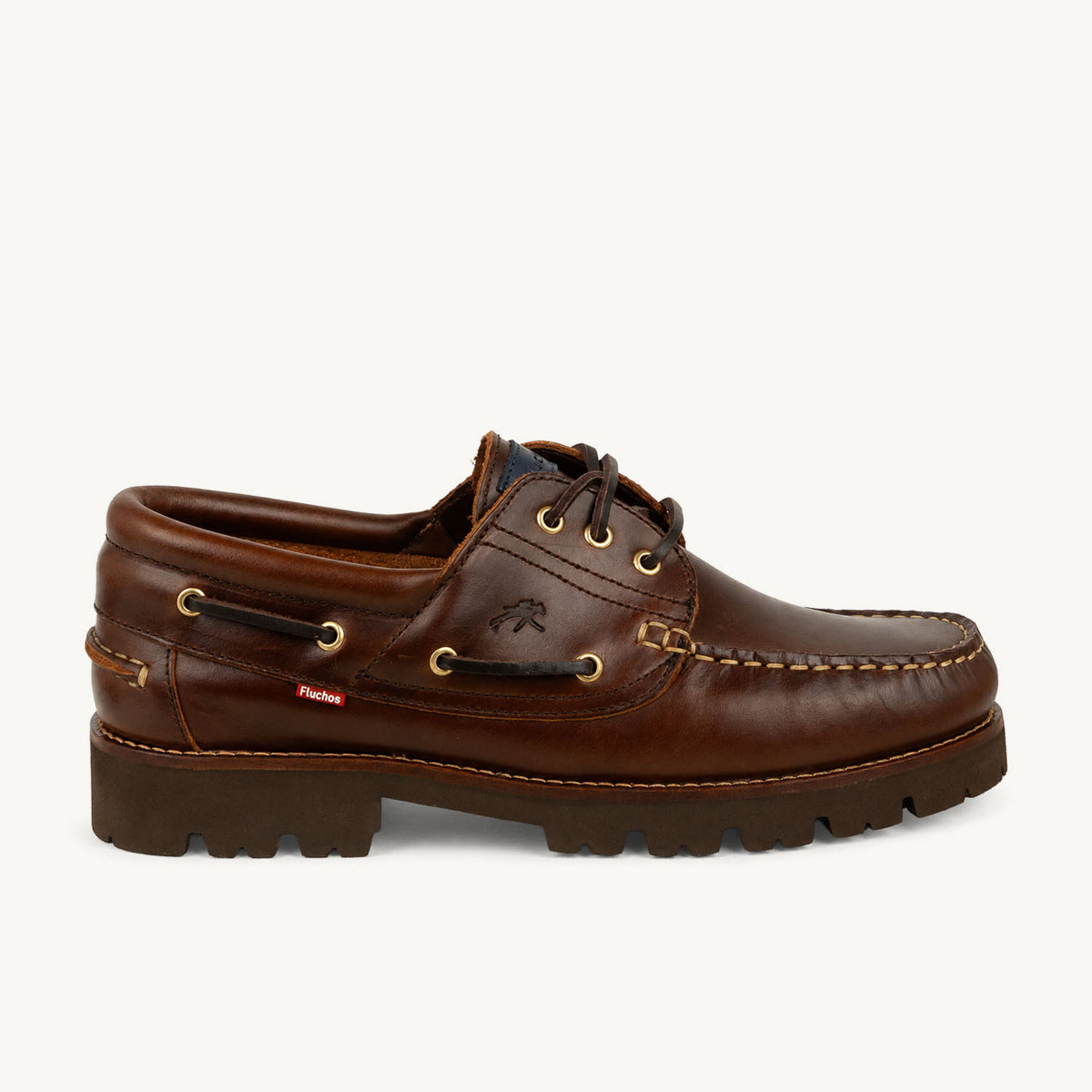 Chaussures bateau Homme FLUCHOS RICHFIELD Marron
