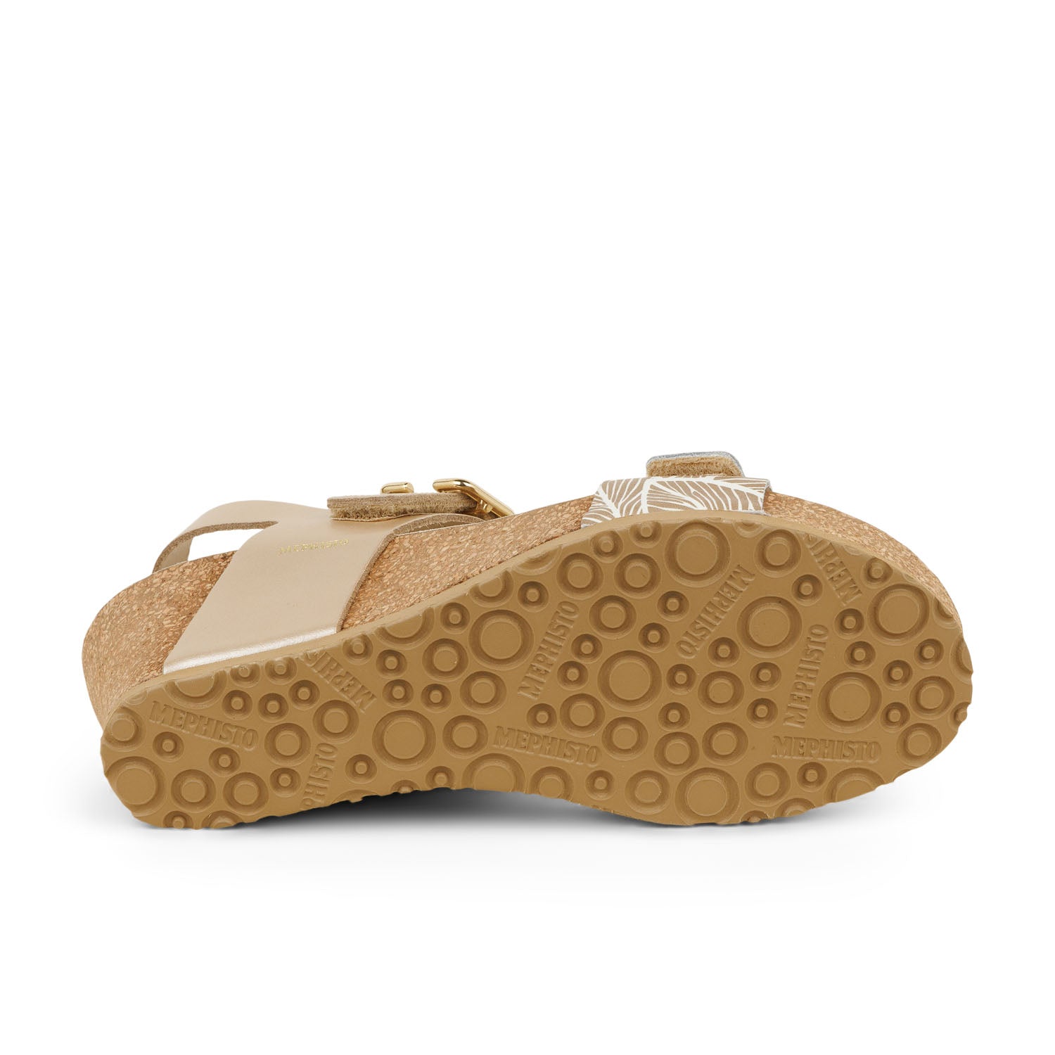 Sandales Femme MEPHISTO LISSANDRA Or/Bronze
