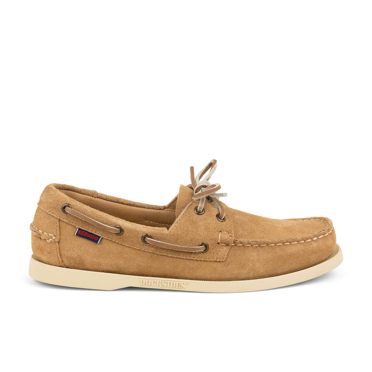 Chaussures bateau Homme SEBAGO DOCKSIDES PORTLAND SUEDE Beige