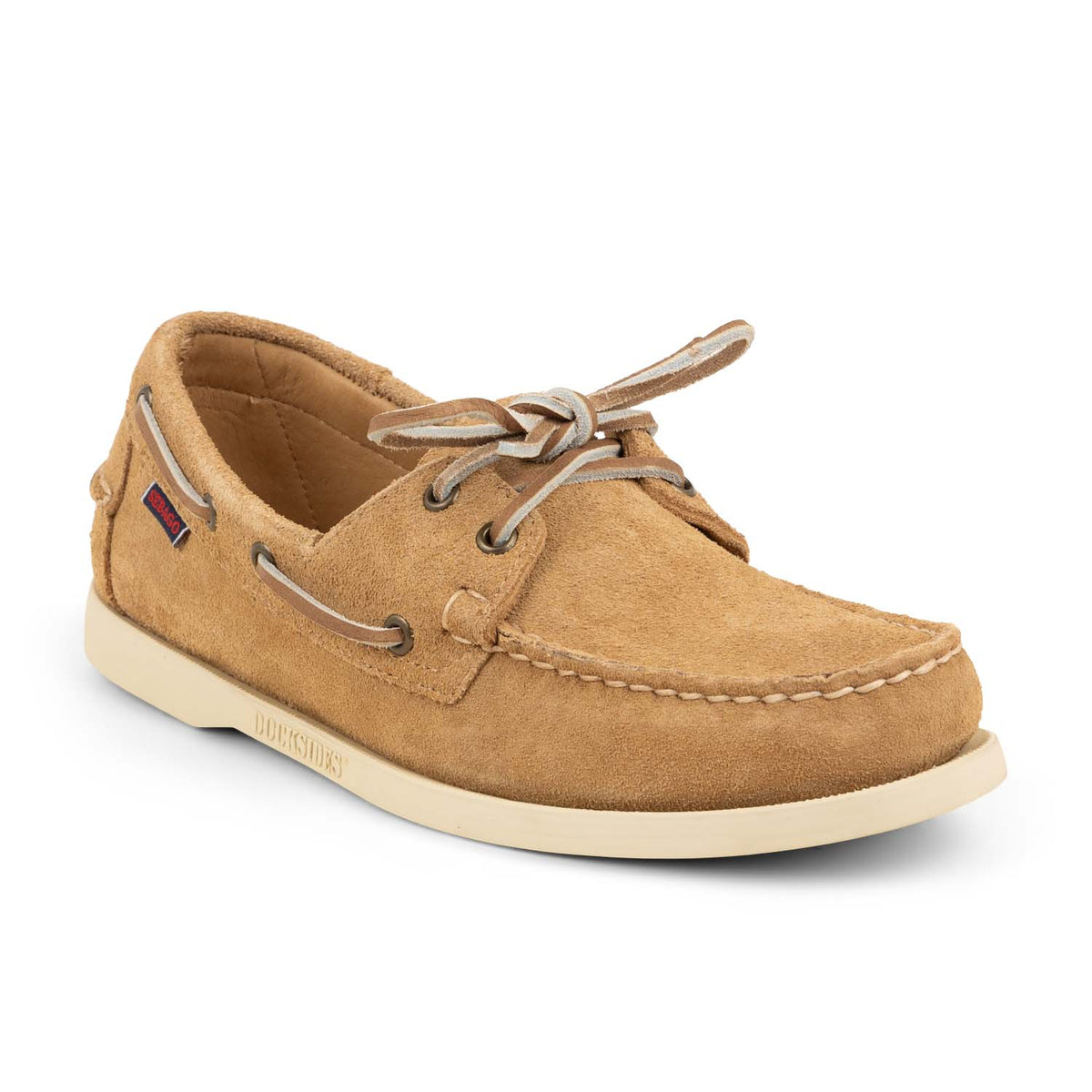 Chaussures bateau Homme SEBAGO DOCKSIDES PORTLAND SUEDE Beige