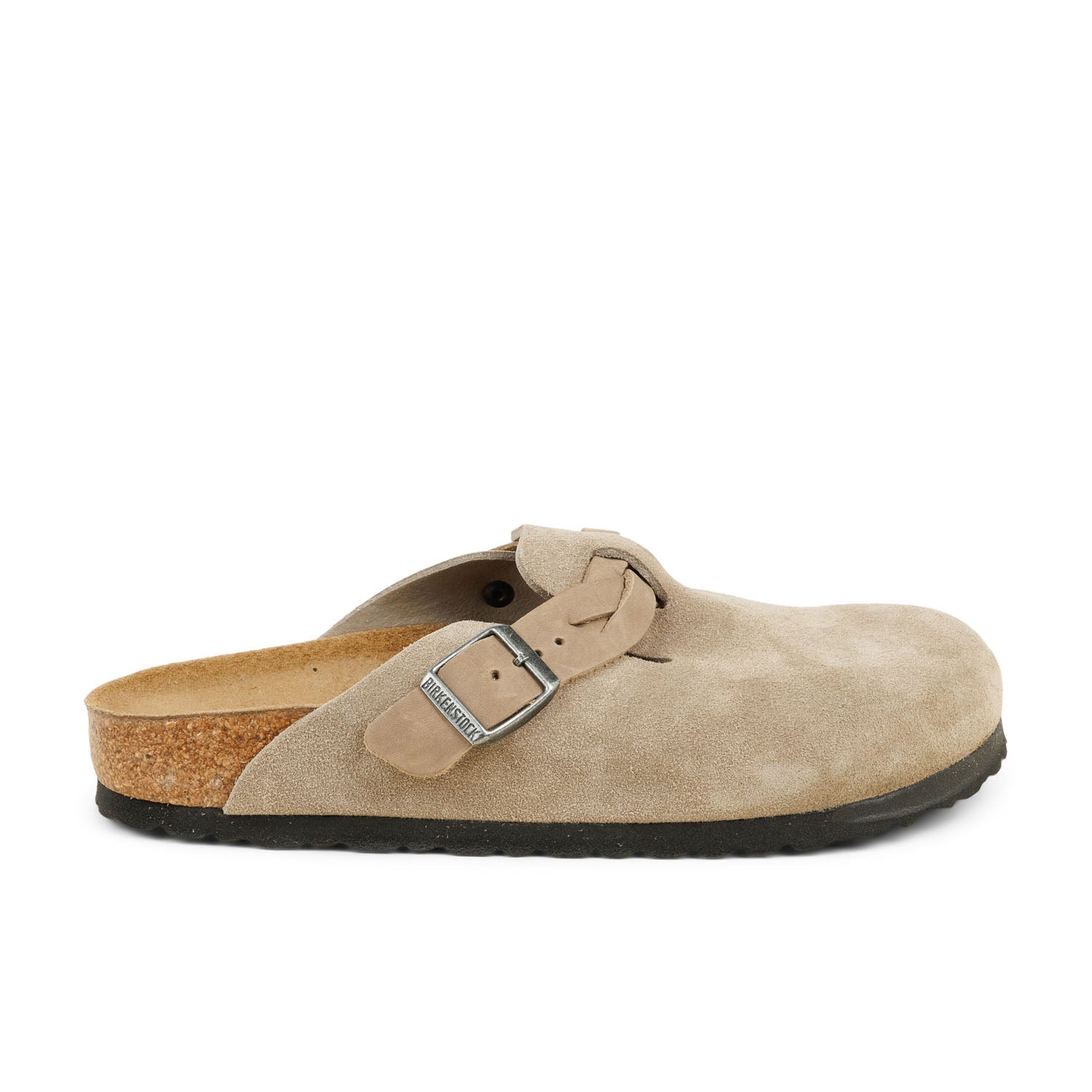 Mules Femme BIRKENSTOCK BOSTON BRAIDED Beige
