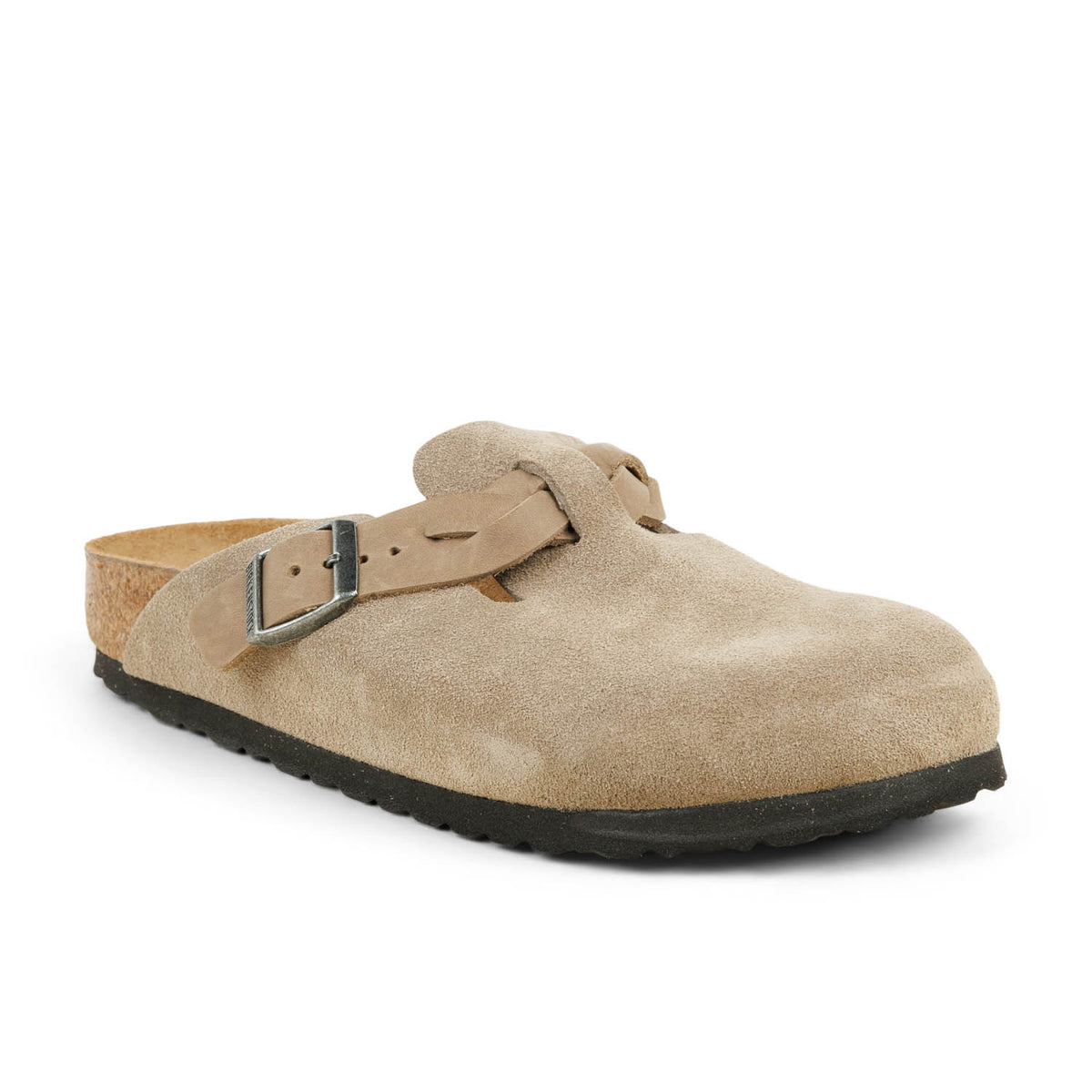 Mules Femme BIRKENSTOCK BOSTON BRAIDED Beige