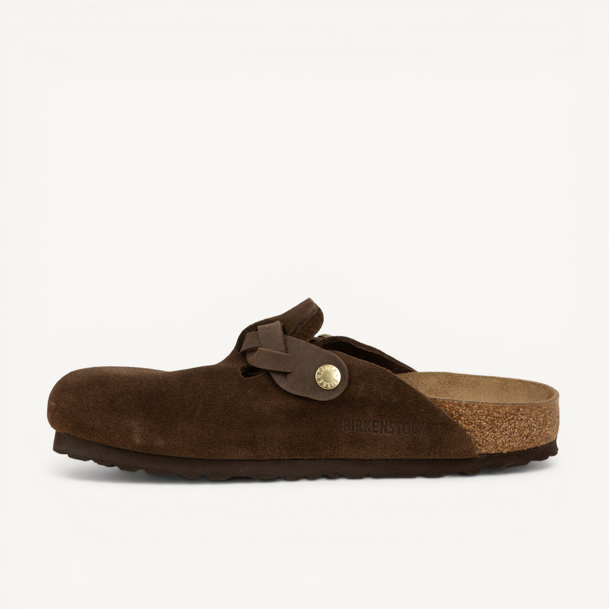 Mules Femme BIRKENSTOCK BOSTON BRAIDED Marron