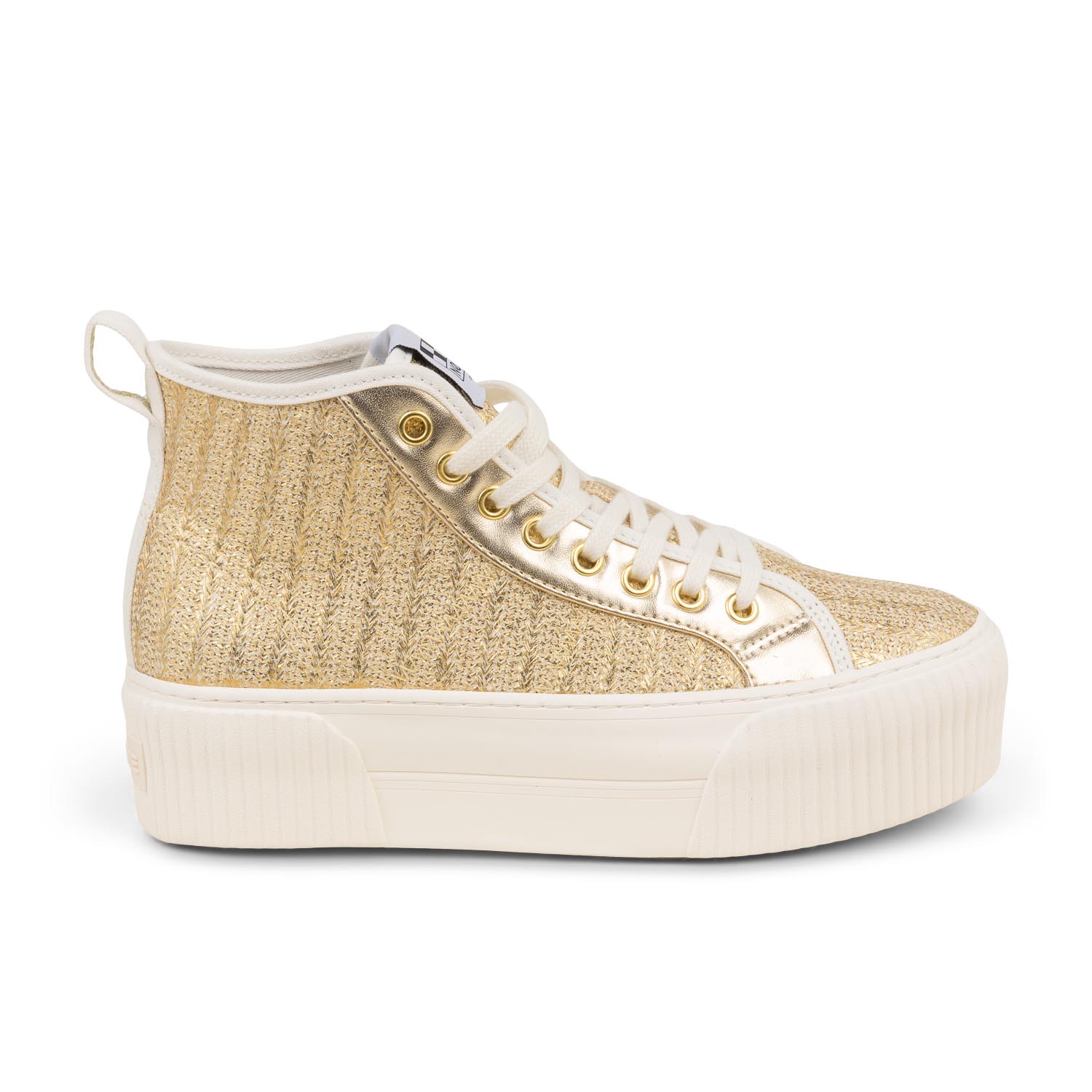 Baskets Femme NO NAME IRON MID Or/Bronze