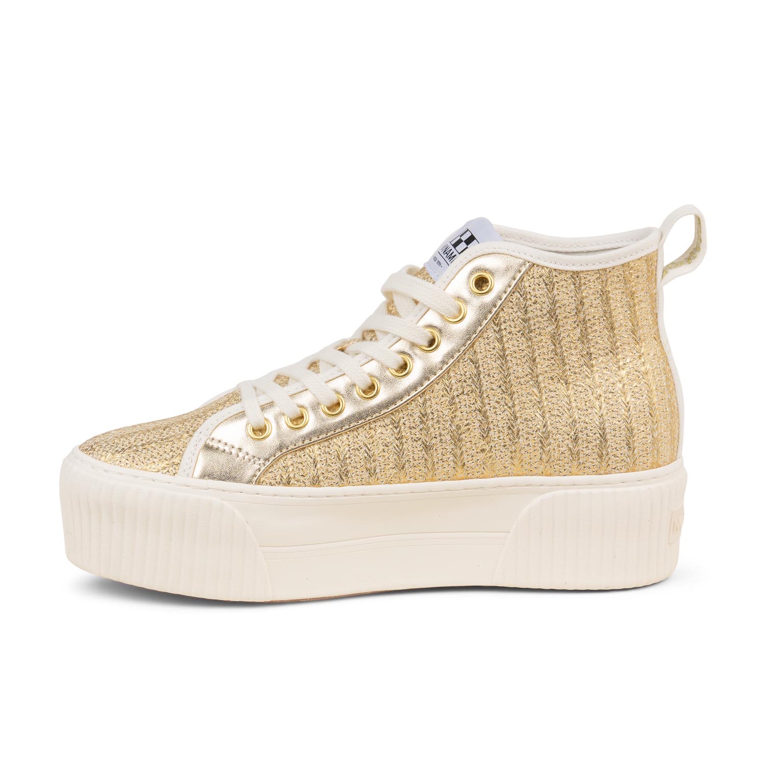Baskets Femme NO NAME IRON MID Or/Bronze