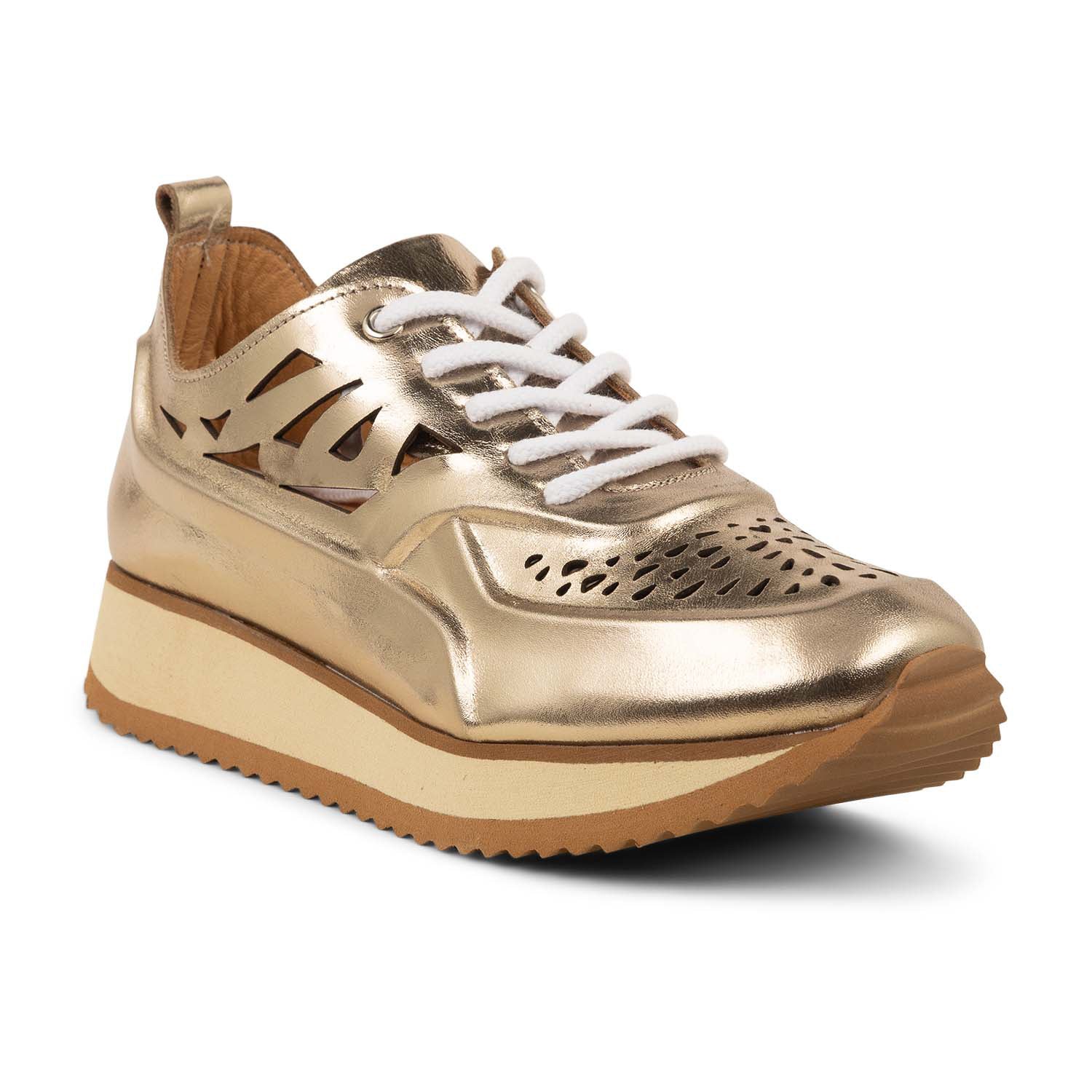 Baskets Femme COCO ABRICOT ESBLY Or/Bronze