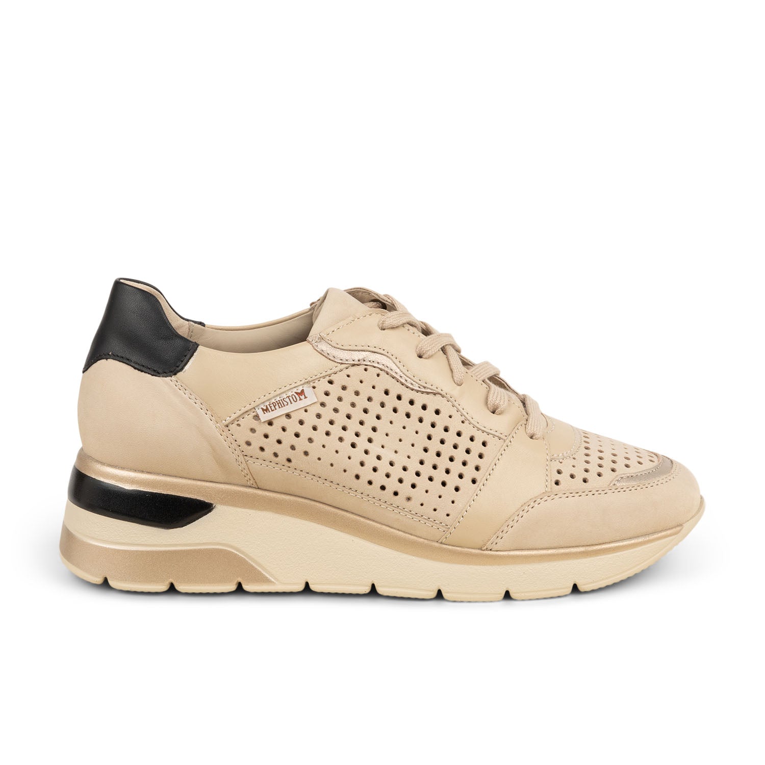 Baskets Femme MEPHISTO ELINE PERF Beige