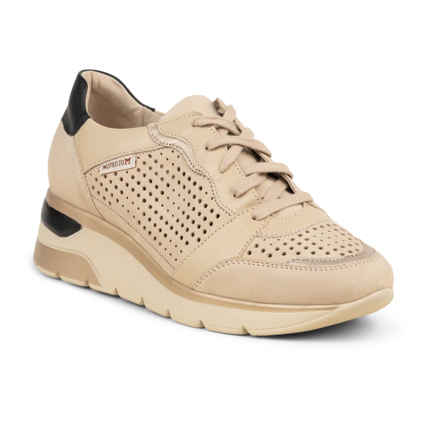 Baskets Femme MEPHISTO ELINE PERF Beige