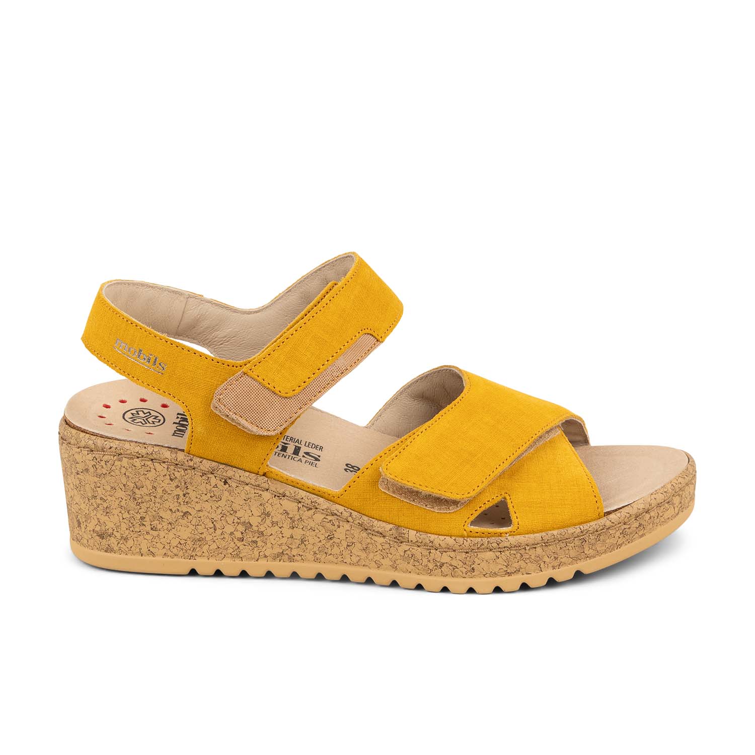 Sandales Femme MOBILS BY MEPHISTO NOUR Jaune