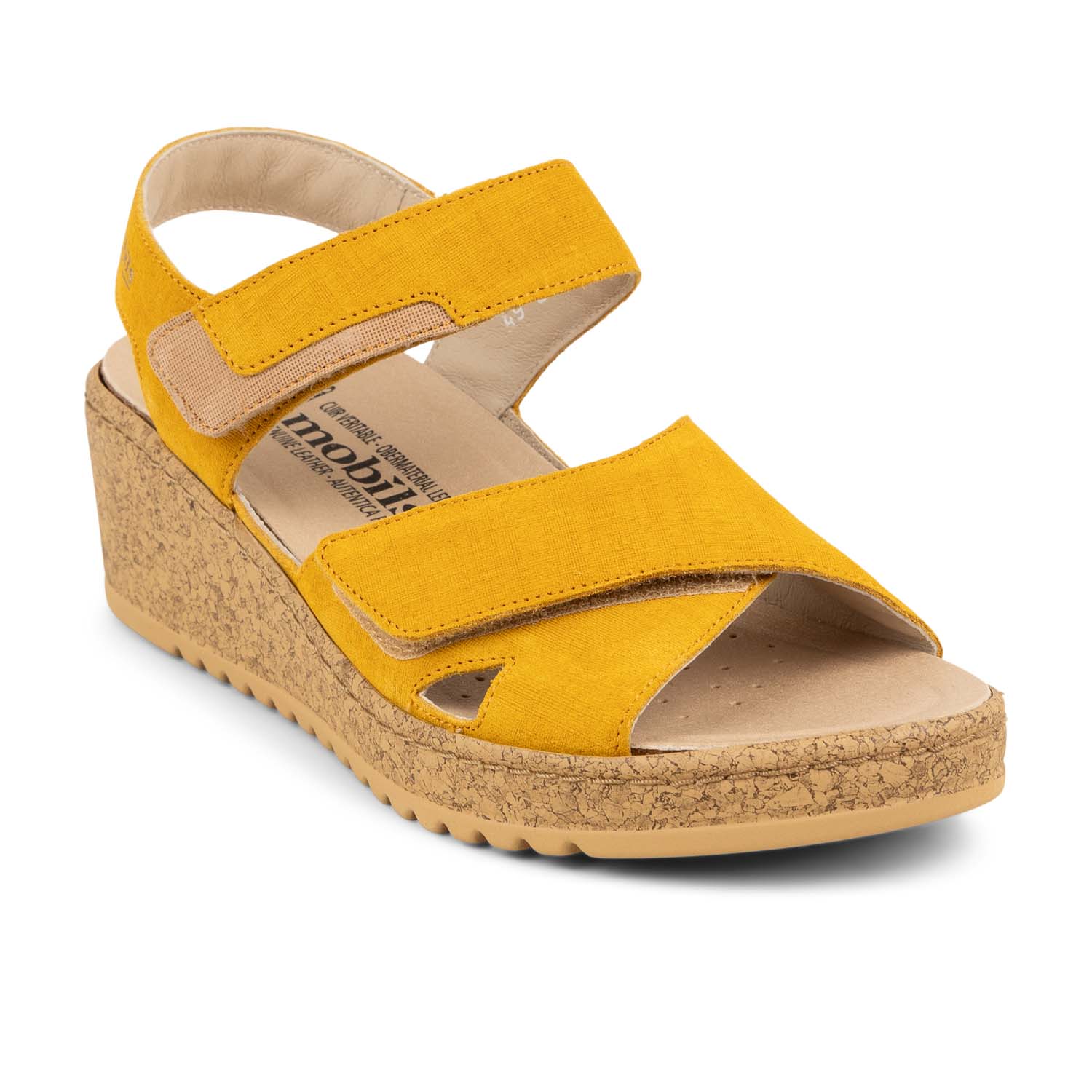 Sandales Femme MOBILS BY MEPHISTO NOUR Jaune