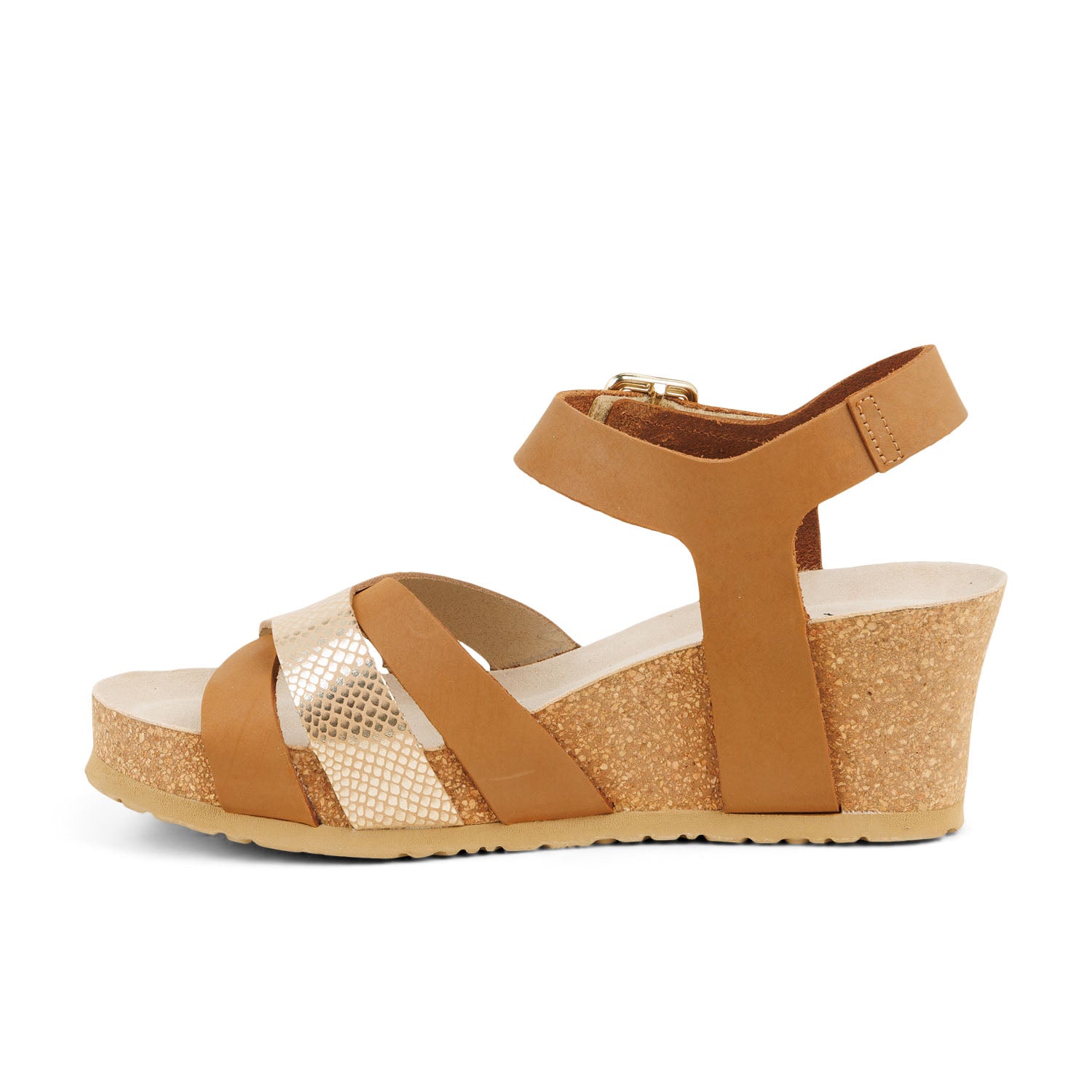 Sandales Femme MEPHISTO LESLEY Or/Bronze
