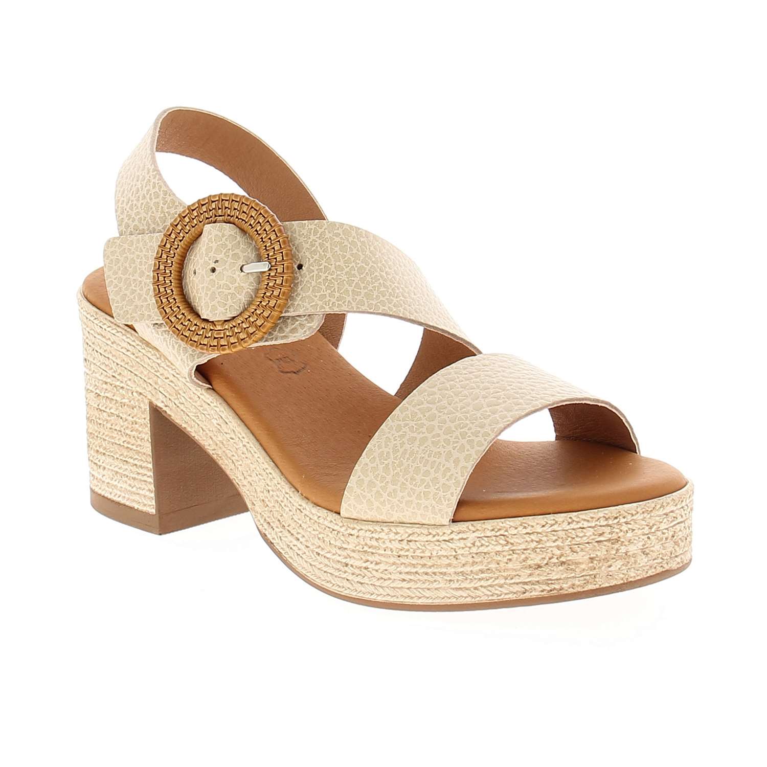 Sandales Femme EVA FRUTOS EVY Beige
