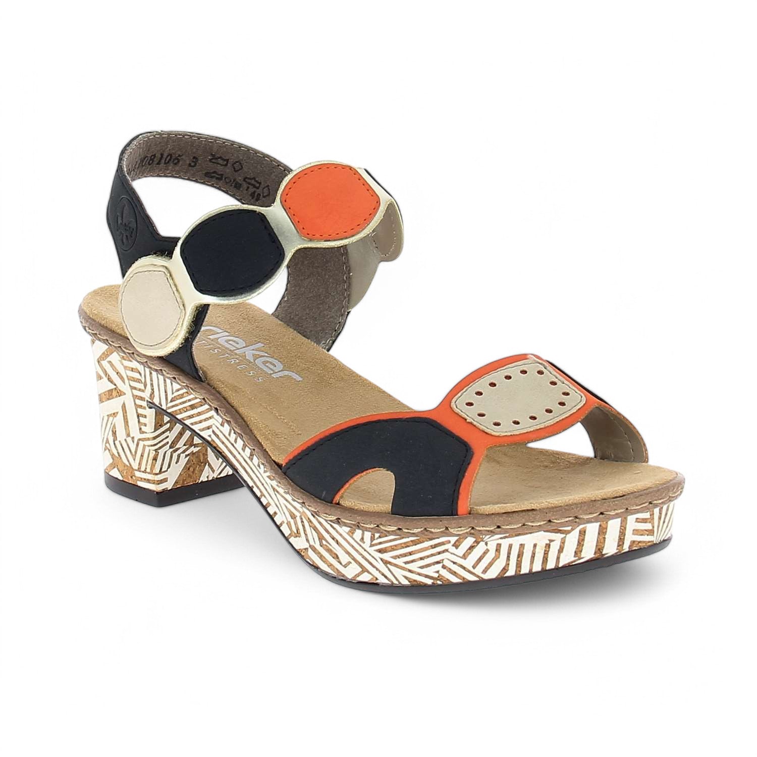 Sandales Femme RIEKER RIODO Noir
