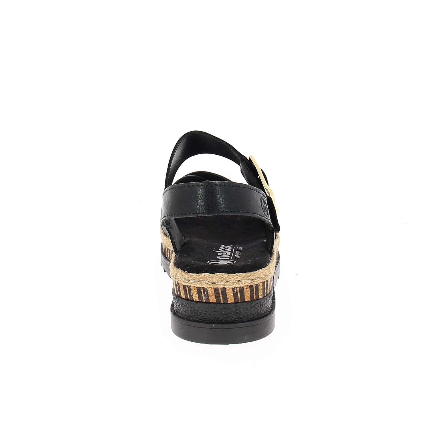 Sandales Femme RIEKER V7955 - RIZENO Noir