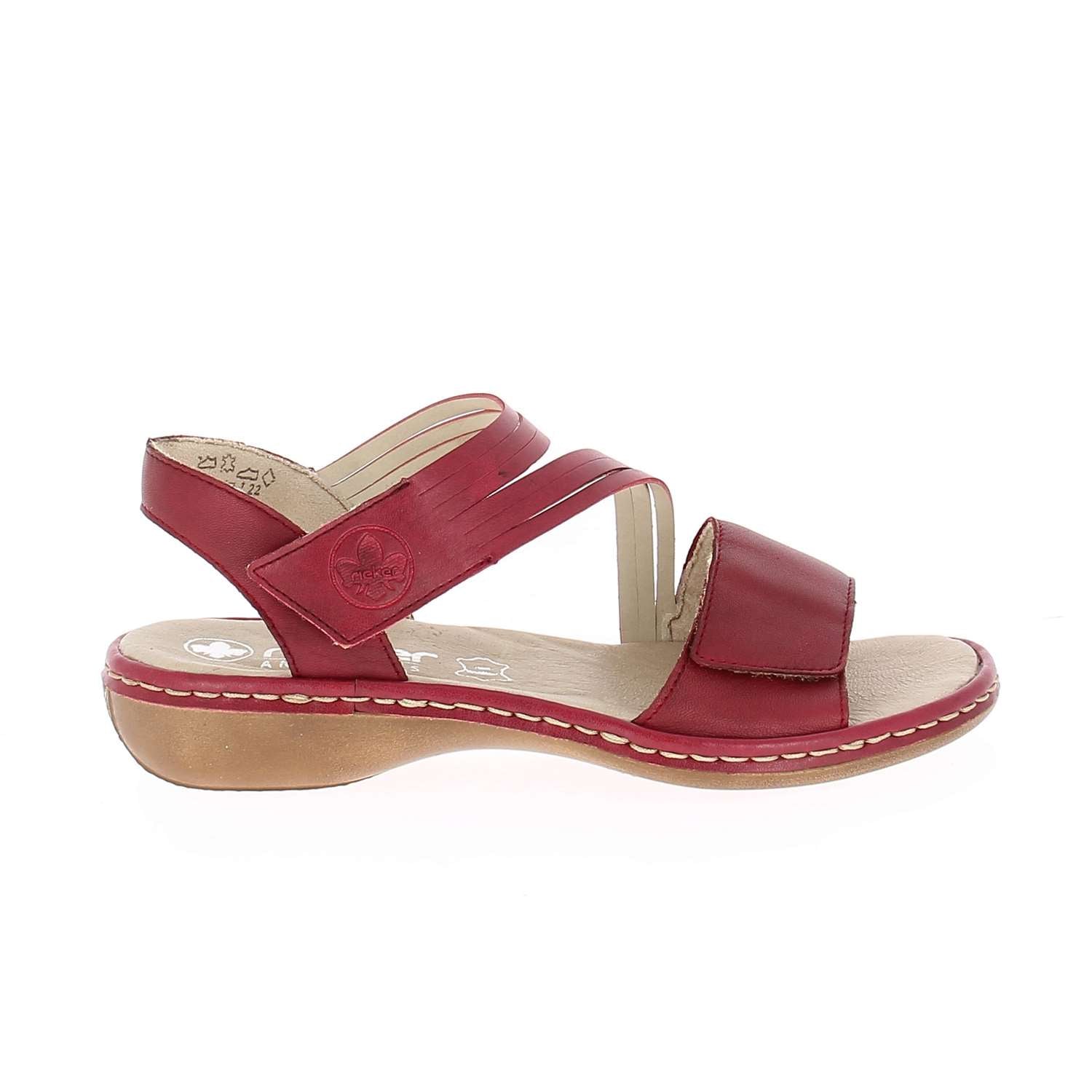 Sandales Femme RIEKER RIKYTO Rouge