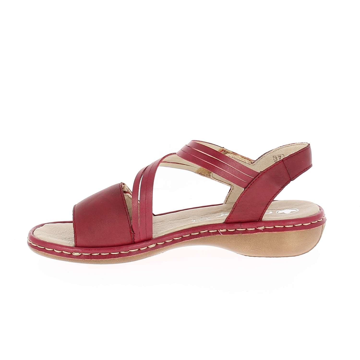 Sandales Femme RIEKER RIKYTO Rouge