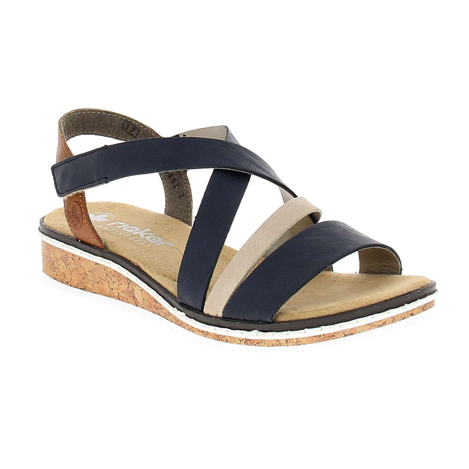 Sandales Femme RIEKER RIPOLATE Bleu