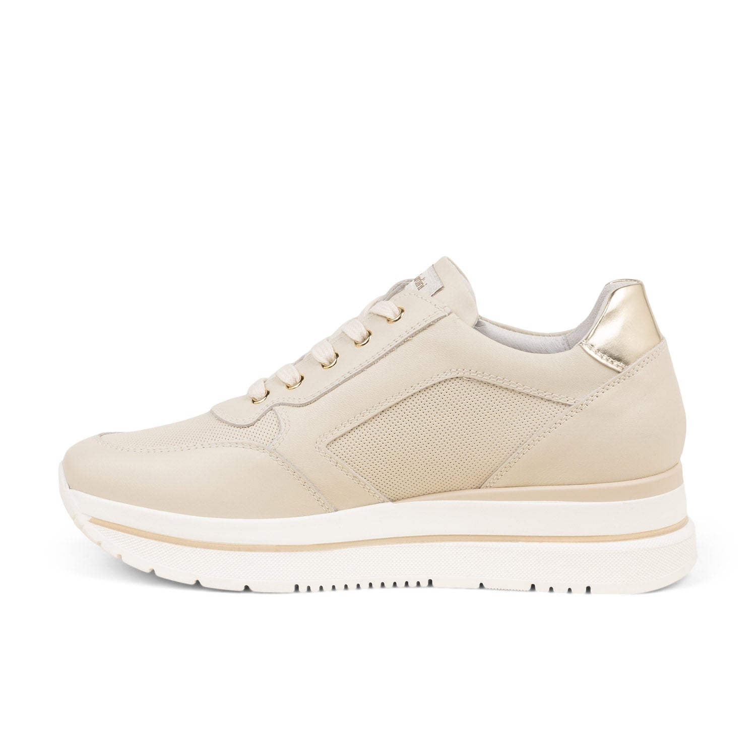 Baskets Femme NEROGIARDINI NEROZIP Beige
