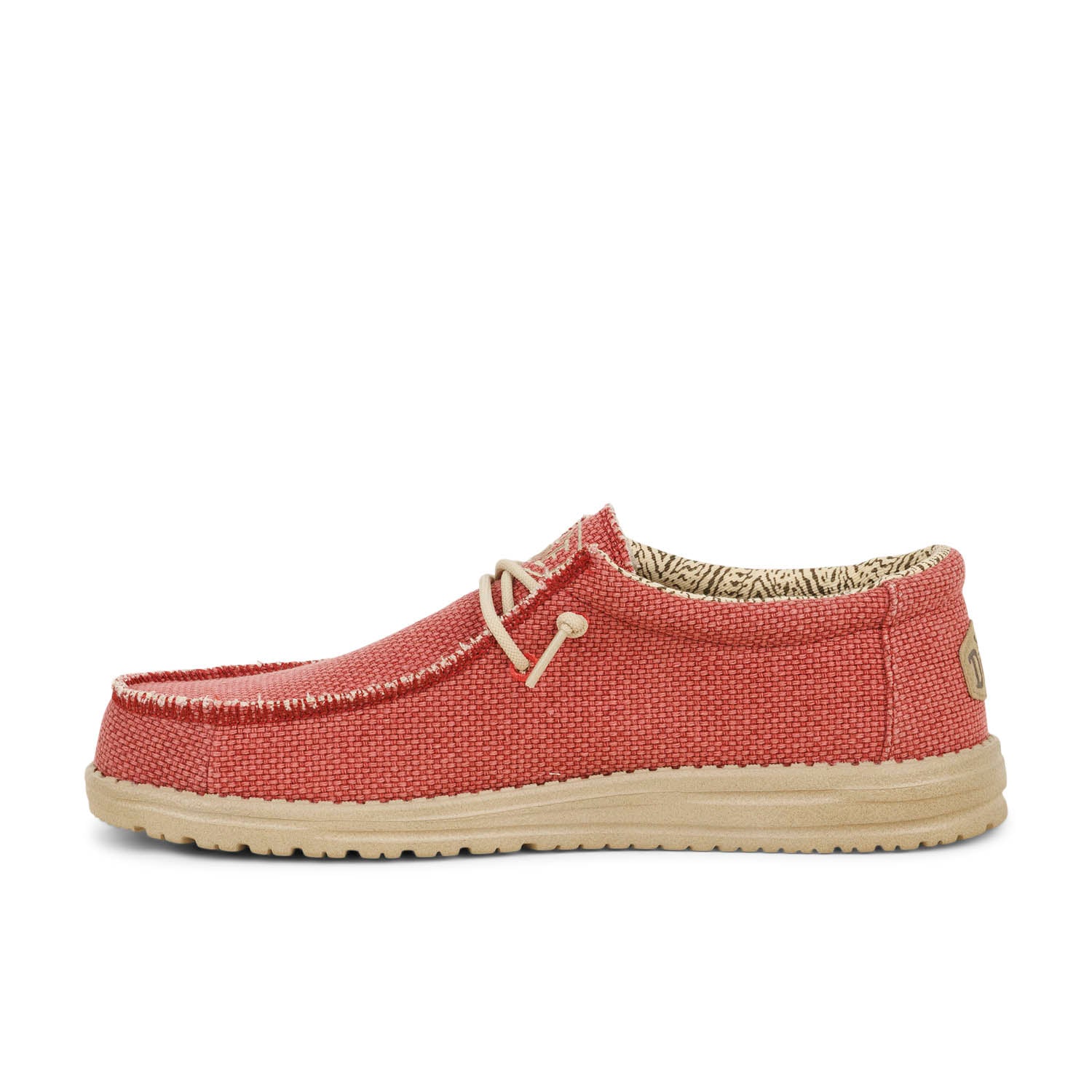 Chaussures bateau Homme HEYDUDE WALLY BRAIDED Rouge