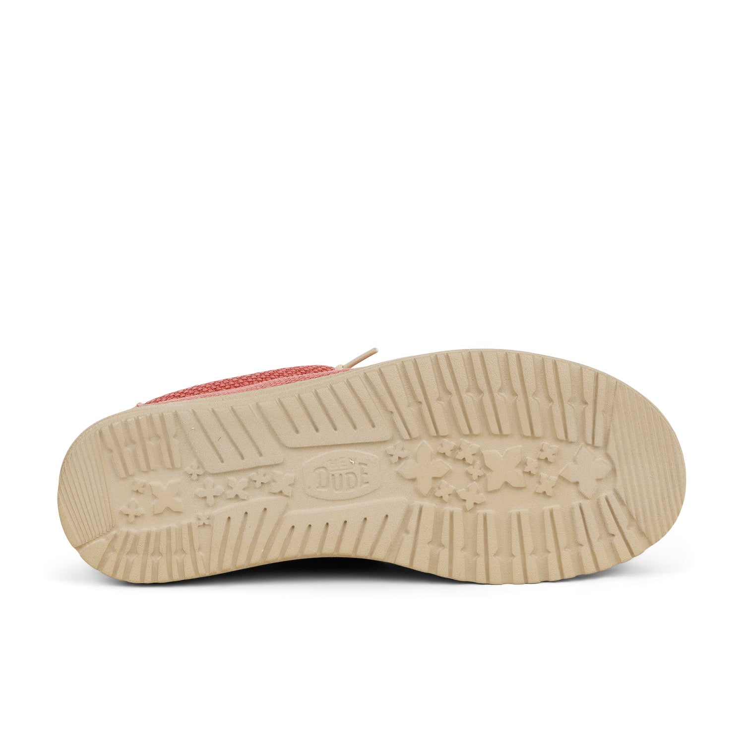 Chaussures bateau Homme HEYDUDE WALLY BRAIDED Rouge