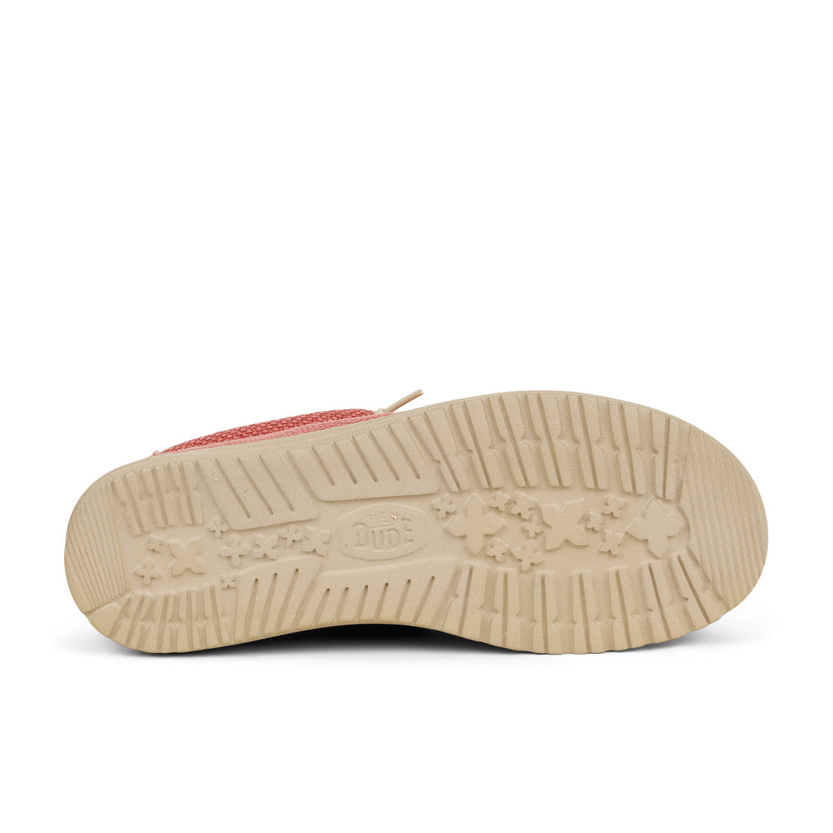 Chaussures bateau Homme HEYDUDE WALLY BRAIDED Rouge