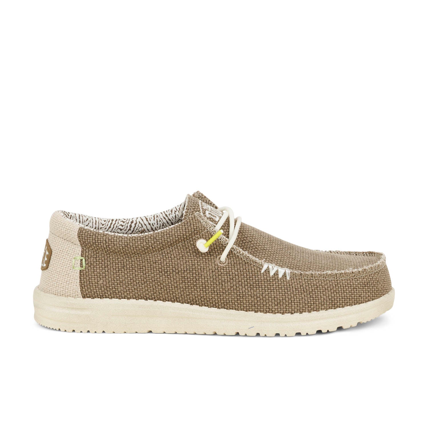 Chaussures bateau Homme HEYDUDE WALLY BRAIDED Kaki