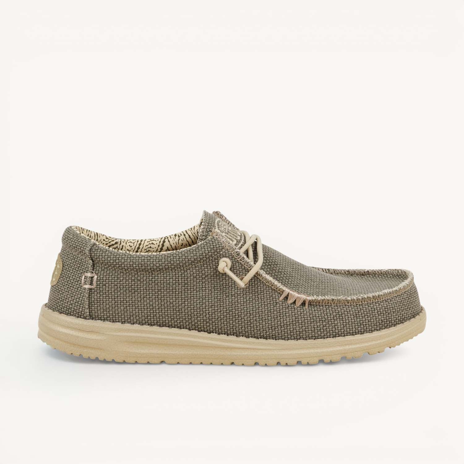 Chaussures bateau Homme HEYDUDE WALLY BRAIDED Vert