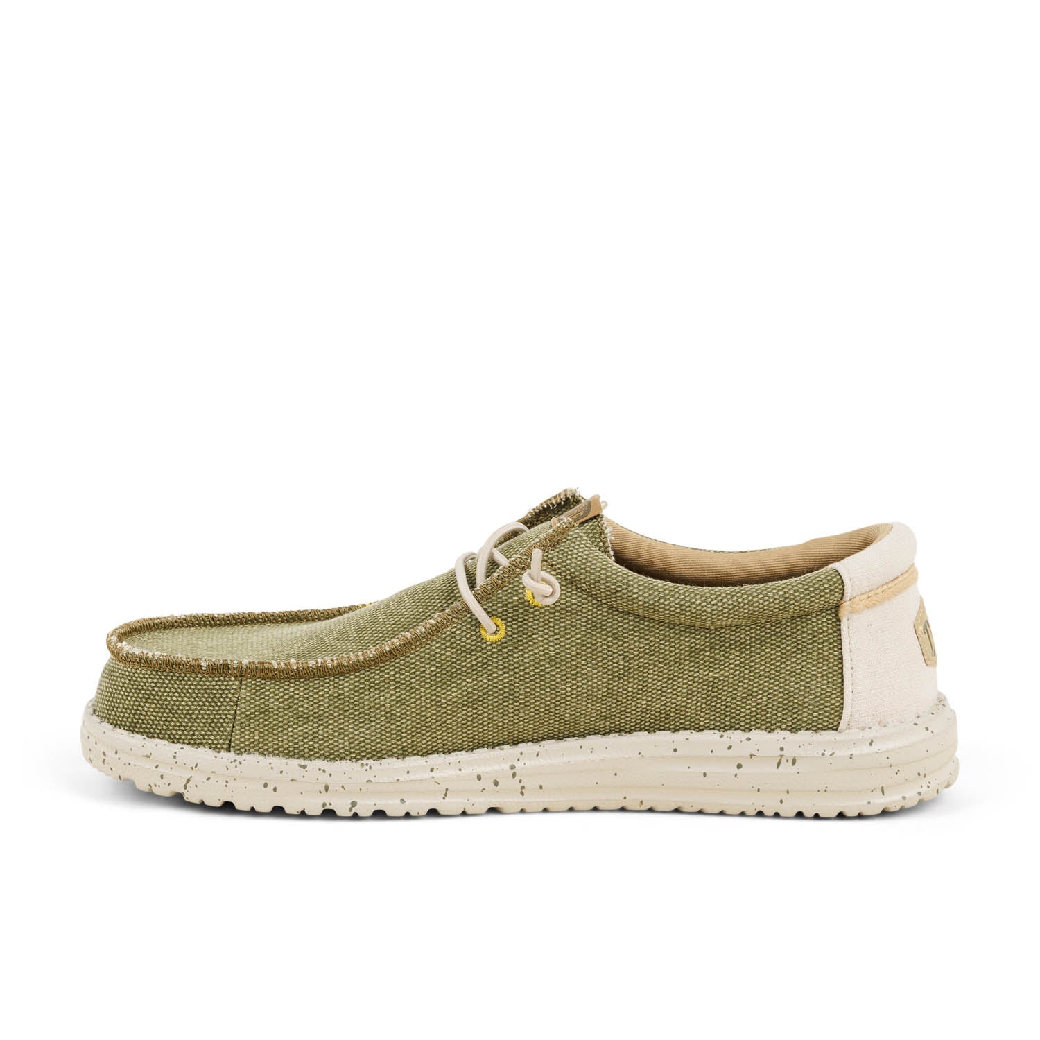Chaussures bateau Homme HEYDUDE WALLY COAST LINE JUTE Kaki