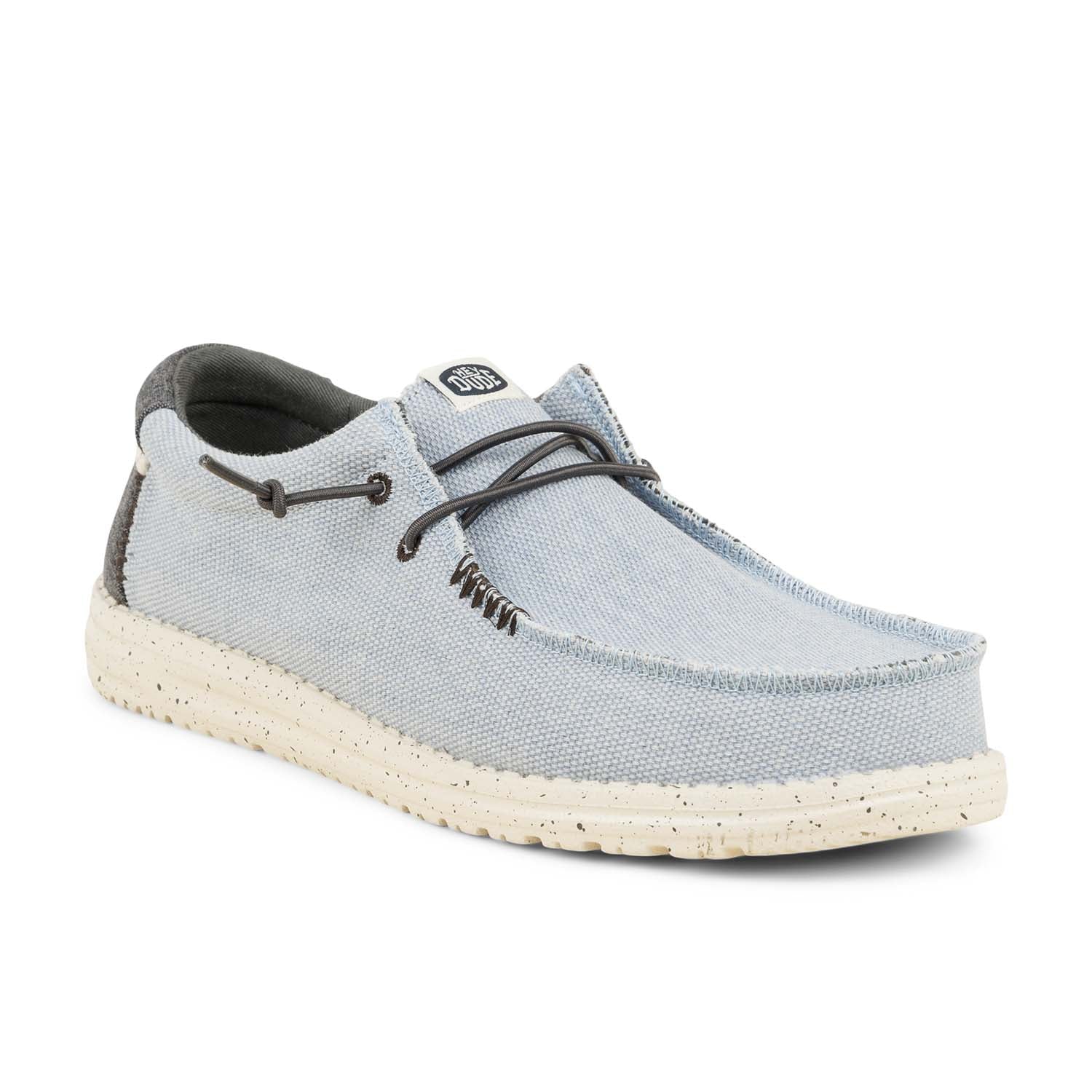 Chaussures bateau Homme HEYDUDE WALLY COAST LINE JUTE Bleu