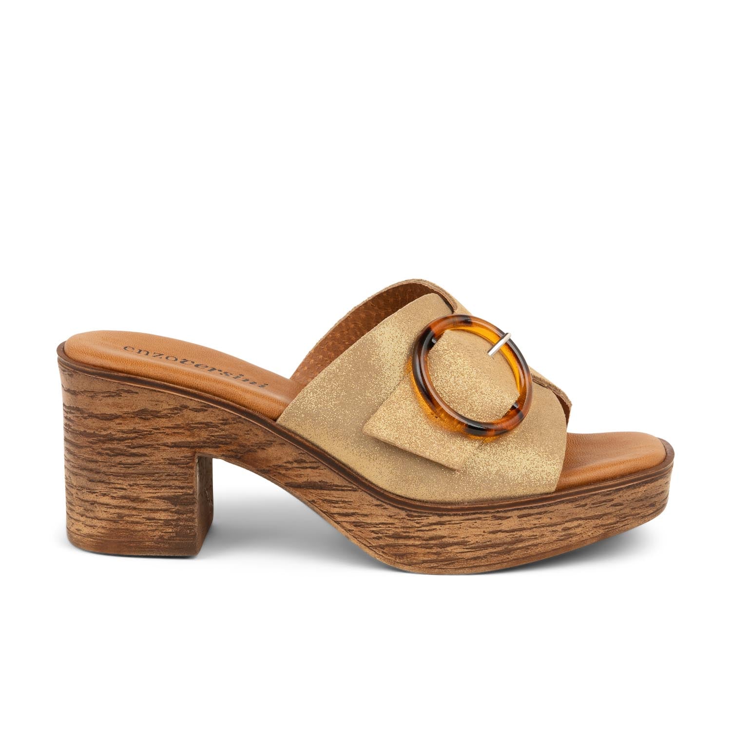 Mules Femme ENZO VERSINI KABO Or/Bronze