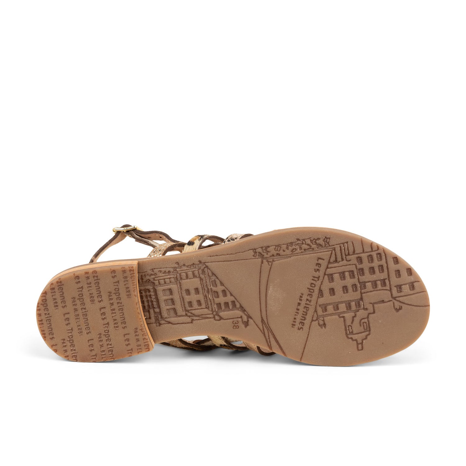 Sandales Femme LES TROPEZIENNES HAVA GUM Marron
