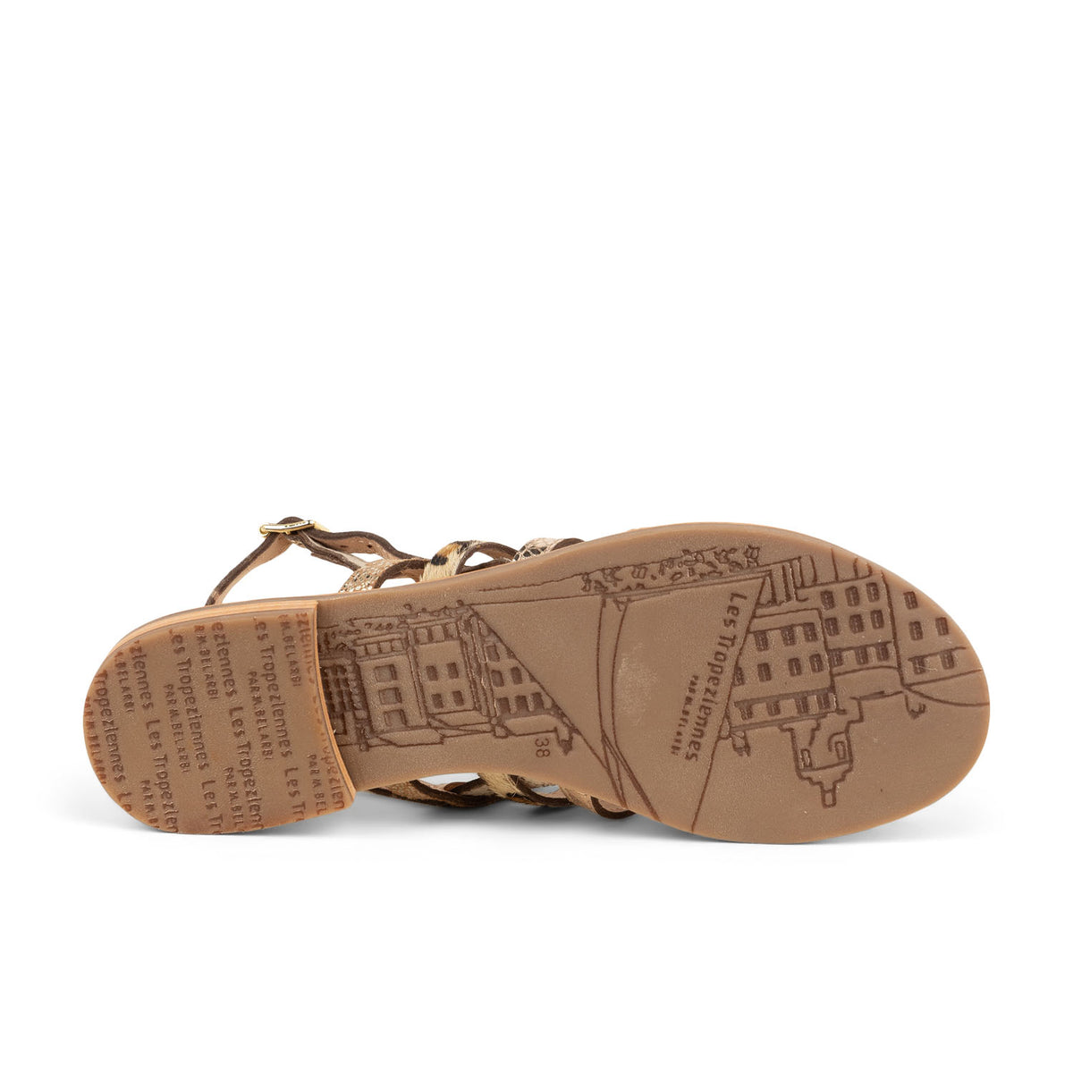 Sandales Femme LES TROPEZIENNES HAVA GUM Marron